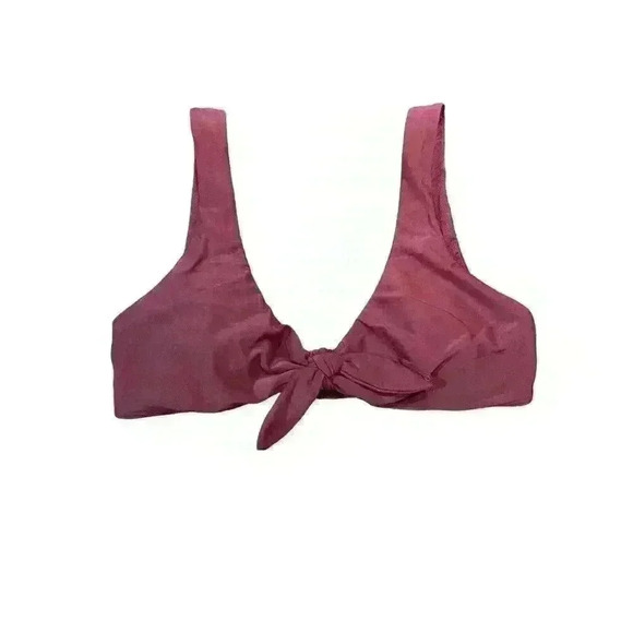 Hollister Women's Size Small Swim Top Purple with Tie In Front, Clip in Back - Picture 1 of 8
